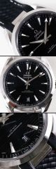 (VSF) Swiss Replica Omega Seamaster 150m Aqua Terra Master Stainless Steel Black Face Watch 41mm (4)_th.jpg